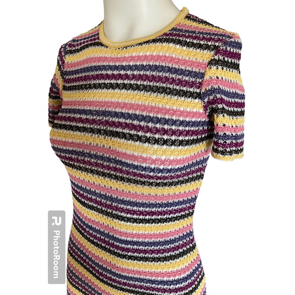 Missoni Sport Stripes Body-con Knit Dress Small - Picture 4 of 6